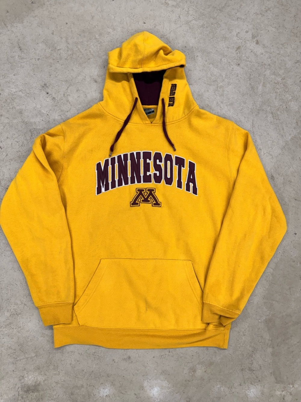 Stadium Athletics Minnesota Crewneck Hoodie Size Large